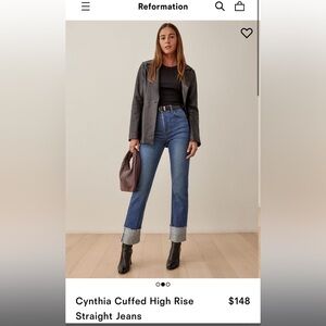 Reformation Jeans High Rise - S 29